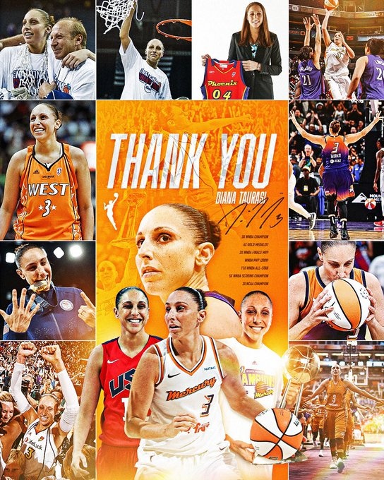  傳奇落幕！WNBA巨星陶樂(lè )西宣布退役 結束20年職業(yè)生涯