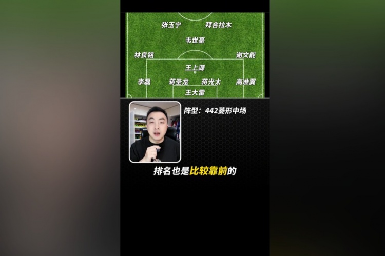  袁甲預測國足首發(fā)：可能塞爾吉尼奧要替補，首發(fā)是韋世豪